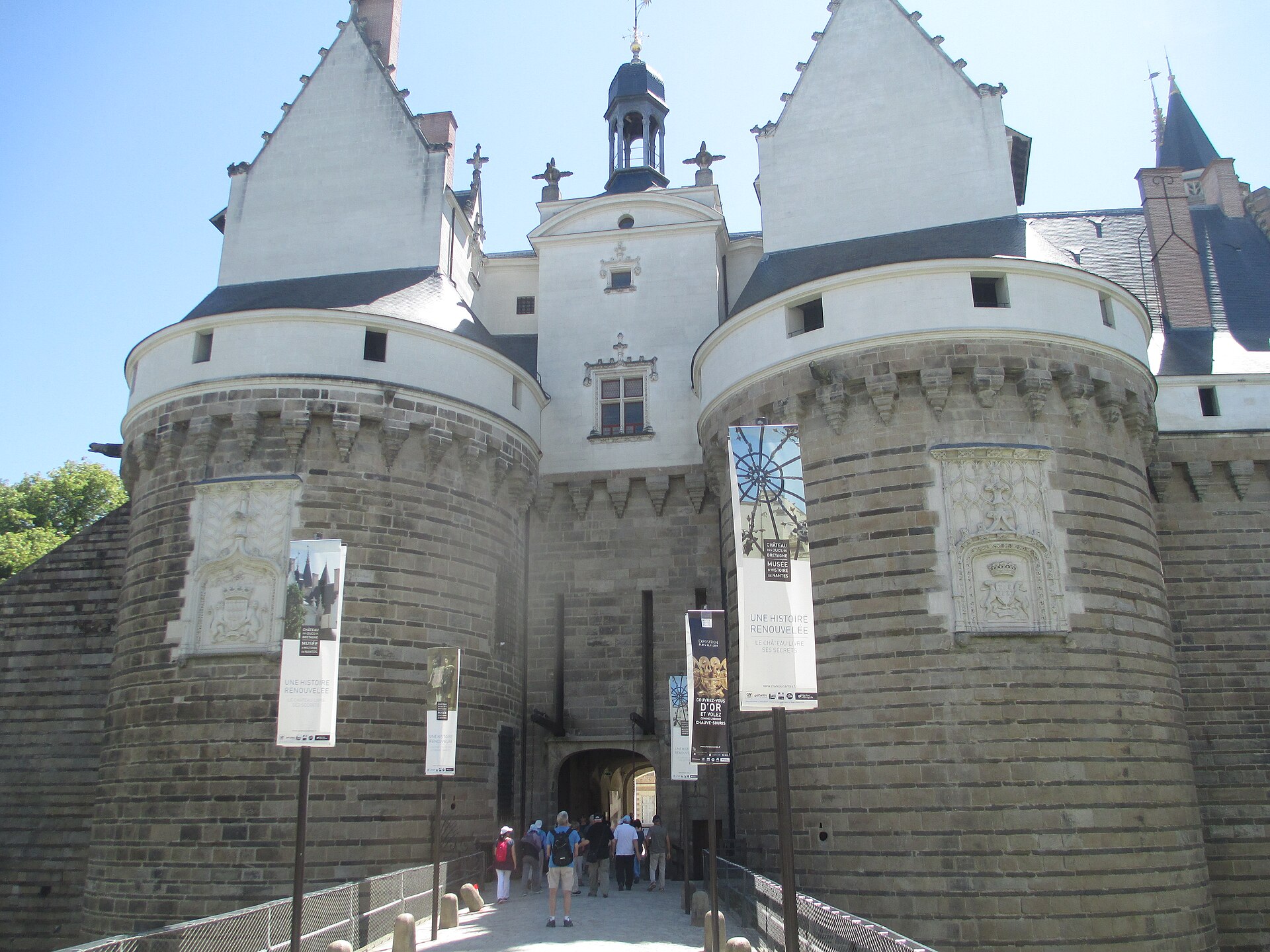 Le château des ducs de Bretagne, à Nantes.
